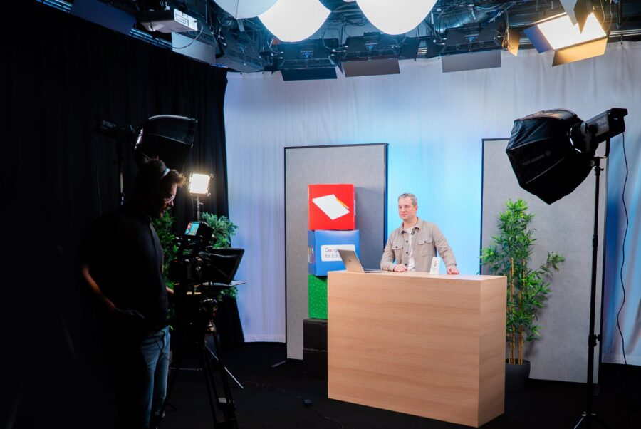 Opnames Cloudwise in Film Studio Twente